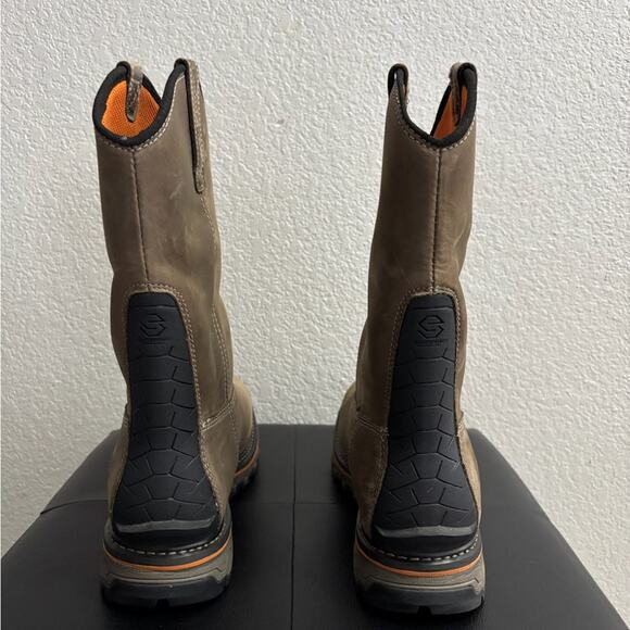 Timberland Pro Men’s Tan Western Style Waterproof Work Boots Size 10.5 main image 16